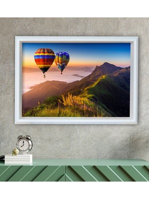 Bk Gift Manzara Tasarımlı Özel Ahşap Çerçeveli Tablo 30X46CM-10
