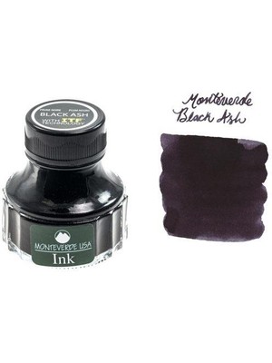 Monteverde Şişe Mürekkep 90 ml Black Ash