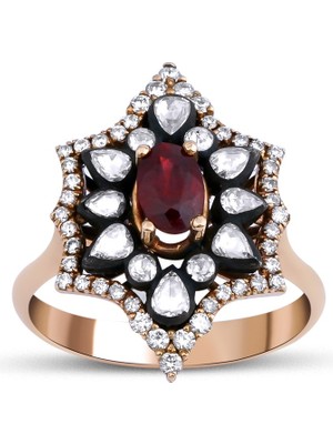 Mas Diamond 1,07 Karat Efsun Elmas Yüzük