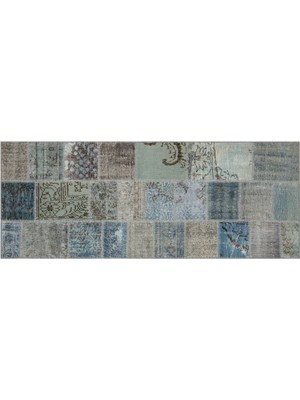 Sempati Halı Eşsiz Güzelliğe Sahip Patchwork Halı 80 x 200 cm 5784