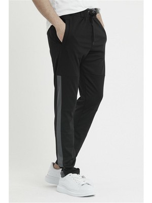 Slazenger Oxford Siyah Erkek Eşofman Altı ST21PE125-500 V4