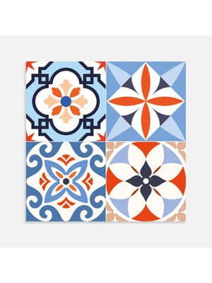 Tink Kendinden Yapışkanlı Meksika 010 Desenli Pvc Karo 30X30 cm 4'lü 0,36 M2