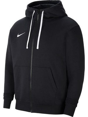 Nike Park 20 Fleece Çocuk Sweatshirt Kapüşonlu Düz Desenli Siyah Rahat Kesim Sezonluk