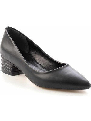 Bambi Siyah Kadın Klasik Topuklu Ayakkabı K018400300