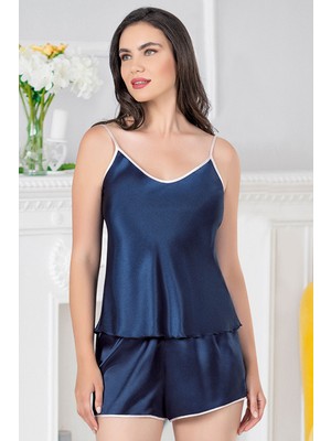 Vienetta Saten Ip Askılı Şortlu Pijama Takım
