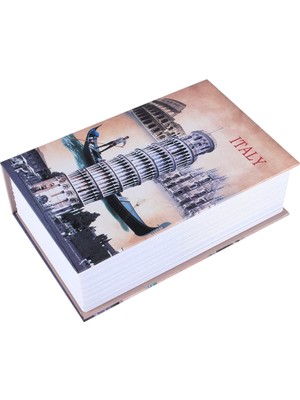 Mühlen Secret Safe Italy 180-I Orta Boy Kitap Şekli Gizli & Şifreli Para ve Değerli Eşya Kasası