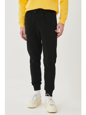 Lee Slim Fit Dar Kesim Normal Bel Haki Sweatpant Eşofman Altı
