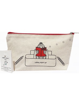 Türkiye Çağdaş Yaşamı Destekleme Vakfı Kalem Kutu/ Makyaj Çantası 24 x 10 - Kızın Hayali