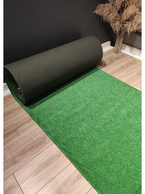 Kayahan Ev Suni Yeşil Çim Halı 3 x 8,5 M Kalınlık:7 mm