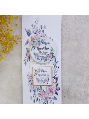 Hayaller Dükkanı 30 Adet Kağıt Üzeri Dikey Açacak ve  Çikolata Lik