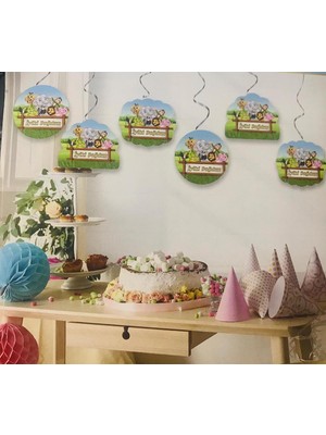 Festivall Safari Tavan Süs 6'lı