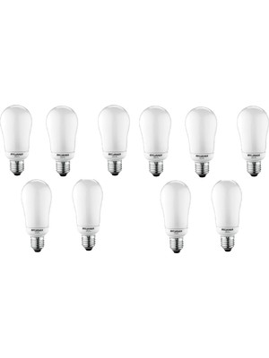 Sylvania 20W E27 Duy 10 Adet Tasarruflu Ampul Gün Işığı
