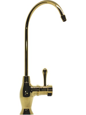 Rainwater Tekli Ledli Altın(Gold) Renk Su Arıtma Musluğu