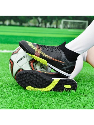 Sitong Siyah Futbol Ayakkabısı Altın Büyük Çizgiler (Yurt Dışından)