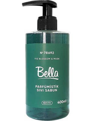 Bella Parfümistik Sıvı Sabun İncir Çiçeği 400 ml Ferahlatıcı Koku ile Temizlik Sağlar