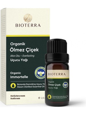 Bioterra Ölmez Çiçek Uçucu Yağı 2.5 ml (Altın Otu)