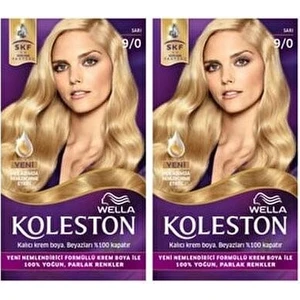 Koleston Saç Boyası Sarı 9,0 2 Adet