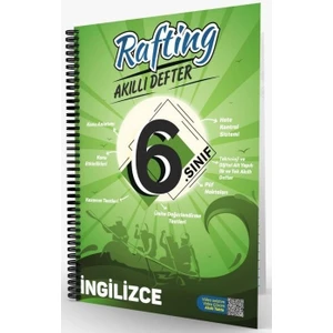 Fikribilim Yayınları 6. Sınıf İngilizce Rafting Akıllı Defter