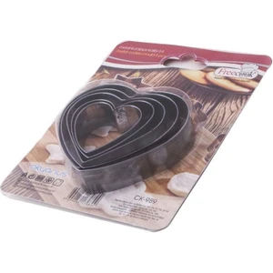 Okyanus 5li Kalp Paslanmaz Çelik Kurabiye Kalıbı