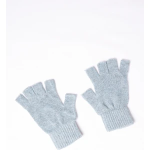 Pink Bear Klasik Angora Yünlü Unisex Yarım Parmak Eldiven