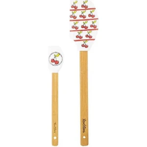 Vişne Desenli 2'li Silikon Spatula Seti