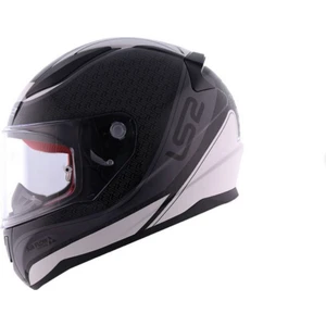 Ls2 Rapid Deeper Mat Beyaz Siyah Kask