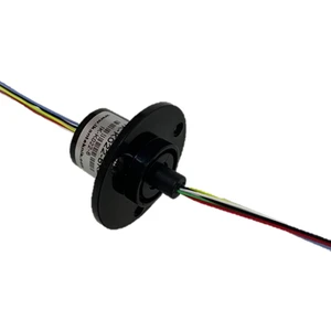 Ikon Kapsül Slip Ring Döner Konnektör 22MM 6 Kanal 2 Amper, Dış Çap Ölçüsü 22MM