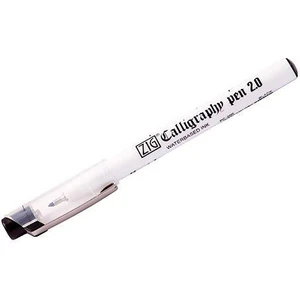 Calligraphy Pen Yan Kesik Kaligrafi Kalemi 2.0 mm Siyah