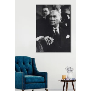 Hediyeler Kapında 90X130 Atatürk Duvar Kanvas Tablo