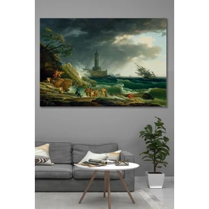 Hediyeler Kapında 100X140 Kaçış Rönesans Duvar Kanvas Tablo