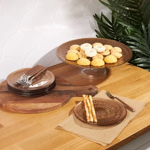 Merta Altın 8 Parça Pasta Takımı