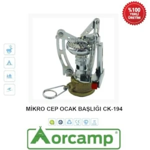 Orgaz CK-194 Kılıflı Çakmaklı Mikro Kamp Cep Ocak Başlığı