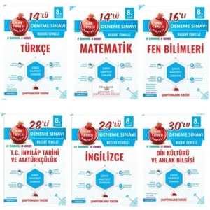 Nartest Yayınevi LGS 8. Sınıf Nar Tanesi Mavi Seri Deneme Seti