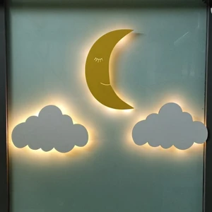 Wood 14 Dizayn Çocuk Odası Dekoratif Ahşap Aydınlatma