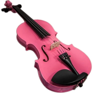 Keman 2/4 Pembe Renk Tam Set Keman