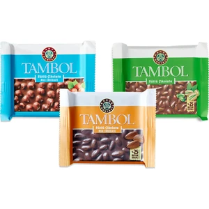 Kahve Dünyası Tambol 3'lü Çikolata Paketi ( Badem-Fıstık-Fındık )