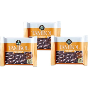 Kahve Dünyası Tambol Bütün Bademli Sütlü Çikolata 100 gr 3'lü