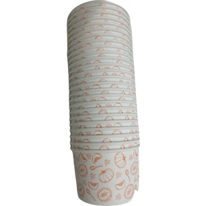 Karton Çorba Kasesi Kapaklı Kullan At Yemek Kabı 100'LÜ