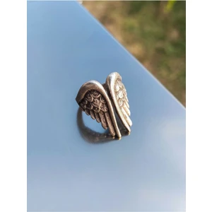 The Collection Kadın Antik Gümüş Kaplama Melek Kanadı Yüzük