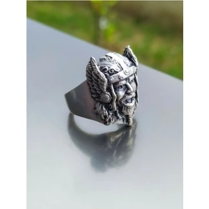 The Collection Thor Model Ayarlanabilir Gümüş Kaplama Erkek Yüzük