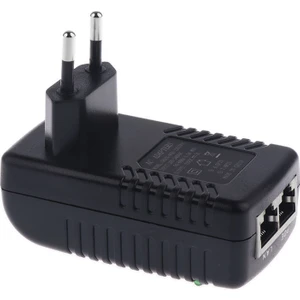 12 V 1A Poe Enjektör Için Cctv Ip Kamera 802.3AF Enjektör Poe Anahtarı Ethernet Adaptörü (Yurt Dışından)