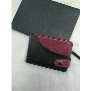 Siyah Bordo Erkek Kartlık