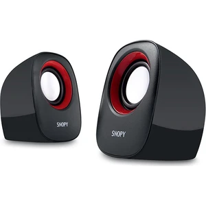 SN-120 2.0 Siyah/Kırmızı USB Speaker