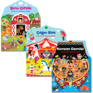 Özel Kesim Çıkartmalı Boyama Seti