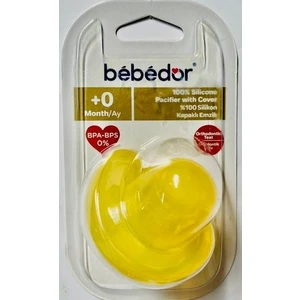 105 Soft Silikon Emzik Sarı Kapaklı