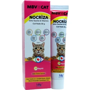 Mbv Nocriza Taurin ve Vitamin Peynirli Kedi Macunu 50 gr