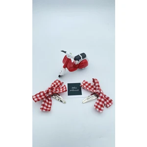 White Alamode Kareli Kurdele Toka