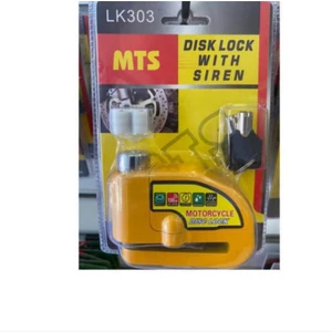 Mts Alarmlı Disk Kilit Çelik Yüksek Kalite (Sarı) Sıfır