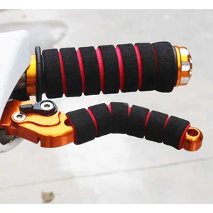 Moto Çarşım Motoçarşım Üniversal Elcik Sünger Takım 4lü Kırmızı