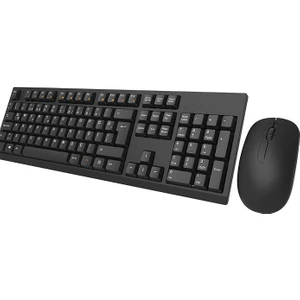KM-2510 Siyah Kablosuz Q Multimedia Klavye + Mouse Set